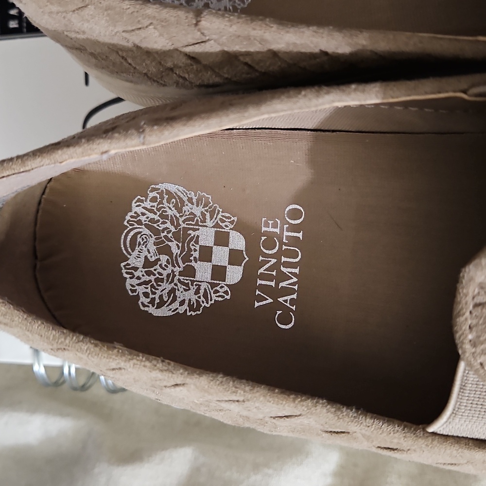 Vince Camuto Tan Slip-On Shoes - Picture 2 of 6